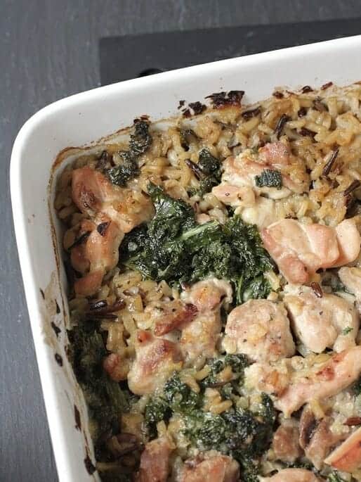 Chicken, Wild Rice & Kale Casserole Recipe