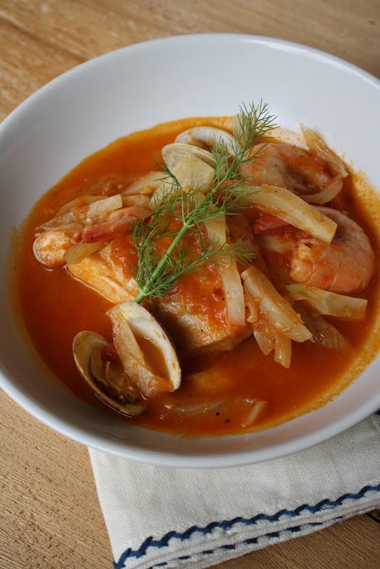 Fish Stew with Fennel and Harissa