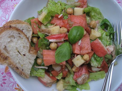 Chopped Seafood Salad with Garlic Vinaigrette